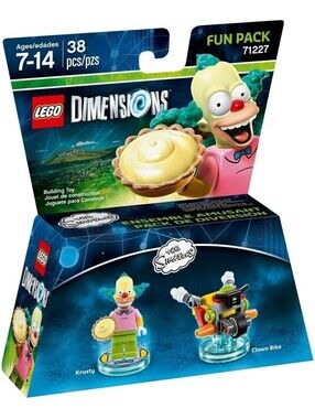 LEGO Dimensions 71227 Krusty Fun Pack - The Simpsons - NEW Sealed Retired